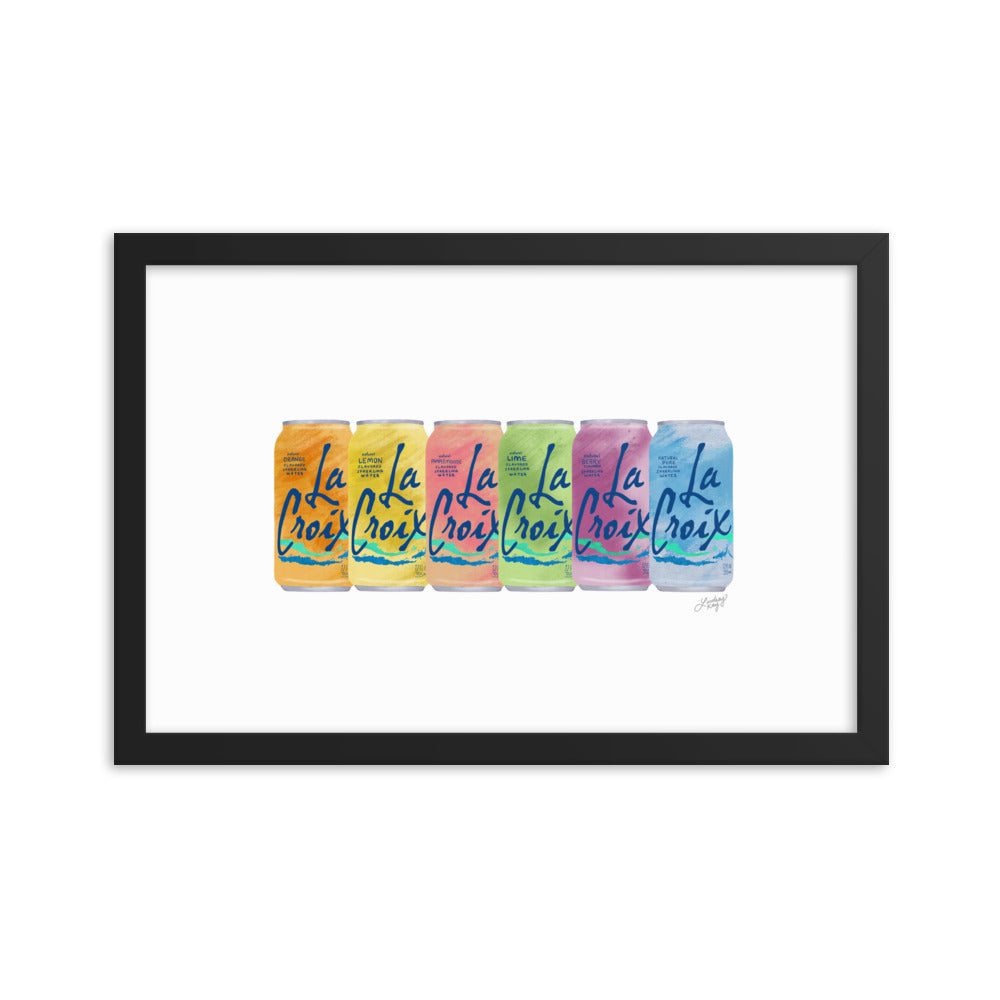 La Croix Illustration - Framed Matte Print - Lindsey Kay Collective