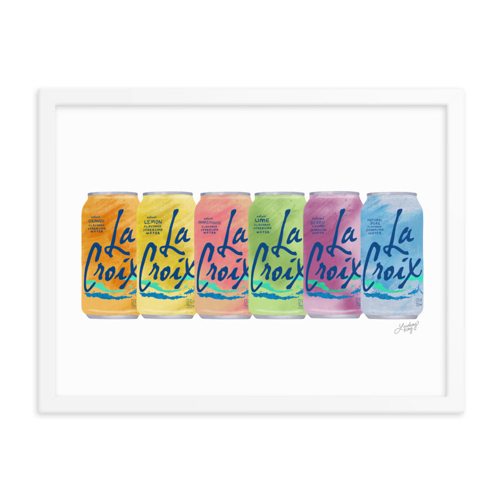 La Croix Illustration - Framed Matte Print - Lindsey Kay Collective