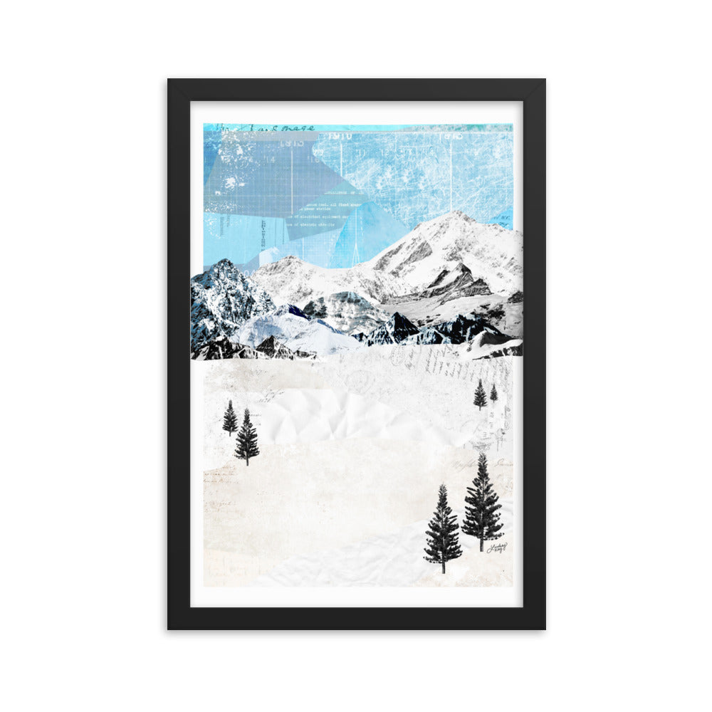 Mountain Landscape - Framed Matte Print - Lindsey Kay Collective
