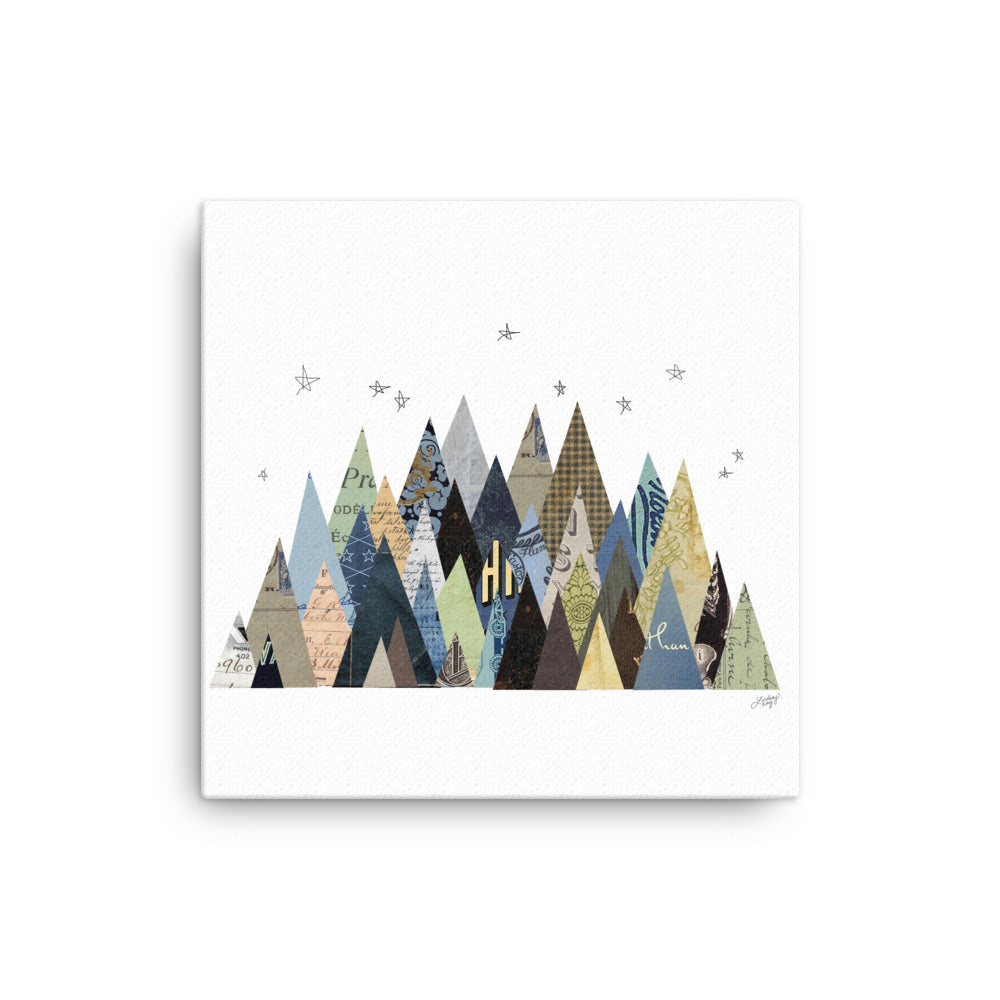 Mountain Collage - Canvas