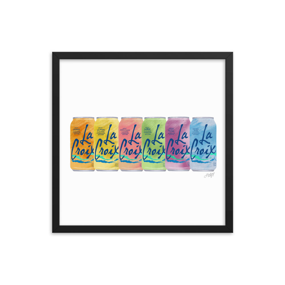 La Croix Illustration - Framed Matte Print - Lindsey Kay Collective