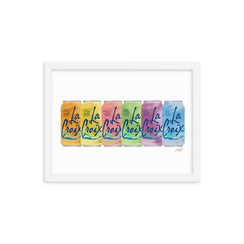 La Croix Illustration - Framed Matte Print - Lindsey Kay Collective