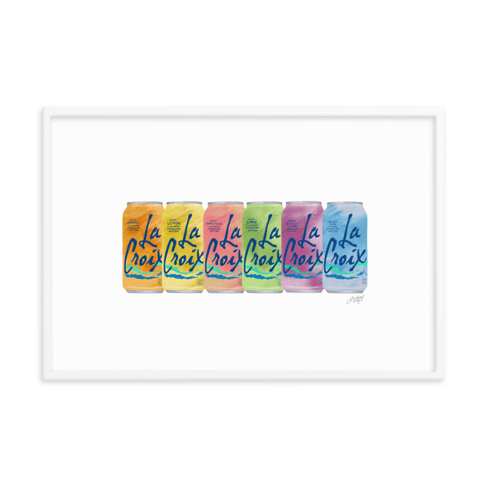 La Croix Illustration - Framed Matte Print - Lindsey Kay Collective