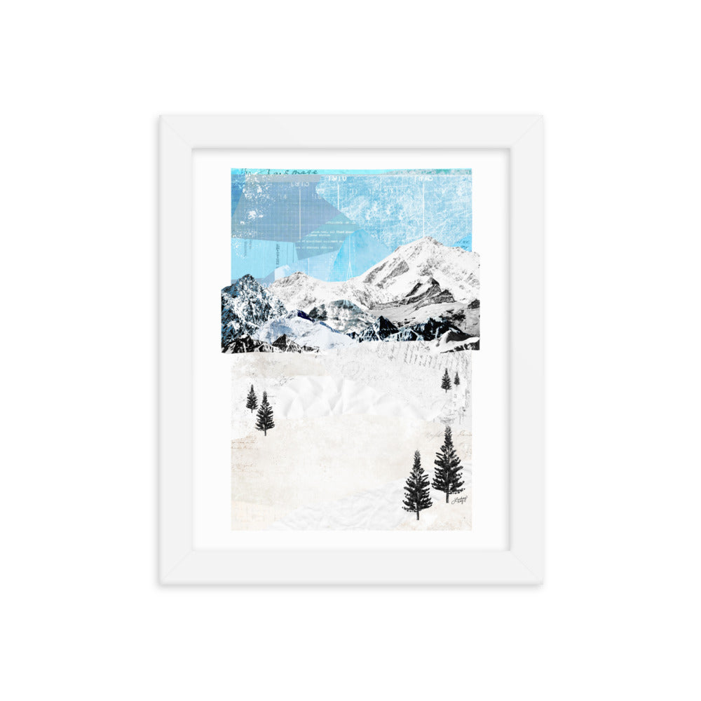 Mountain Landscape - Framed Matte Print