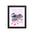 Collage de Daisy Mountain (paleta rosa) - Impresión mate enmarcada