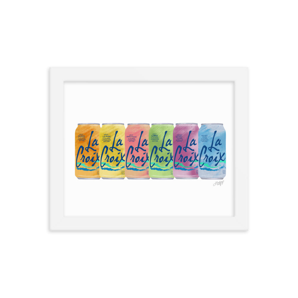 La Croix Illustration - Framed Matte Print - Lindsey Kay Collective