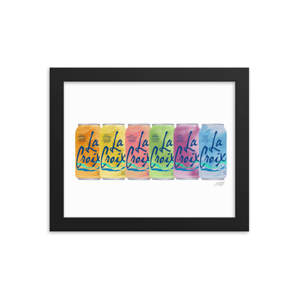 La Croix Illustration - Framed Matte Print - Lindsey Kay Collective
