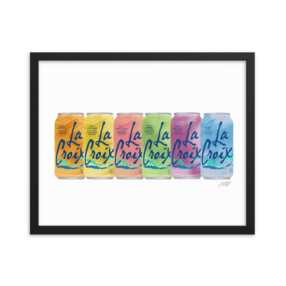 La Croix Illustration - Framed Matte Print - Lindsey Kay Collective