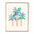 Illustration de palmiers (palette vert/violet/bleu) - Impression d'art