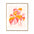 Hand-illustrated monstera plant art print by Lindsey Kay Collective – tropical plant wall art available in light green/lilac or pink/orange palettes – perfect for plant lovers, gallery walls, or colorful home decor – printed on enhanced matte paper with vibrant inks – available in 10 sizes