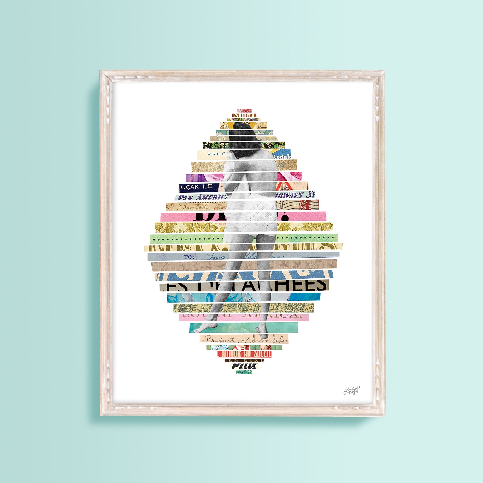 Please Rewind Collage - Art Print - Lindsey Kay Collective